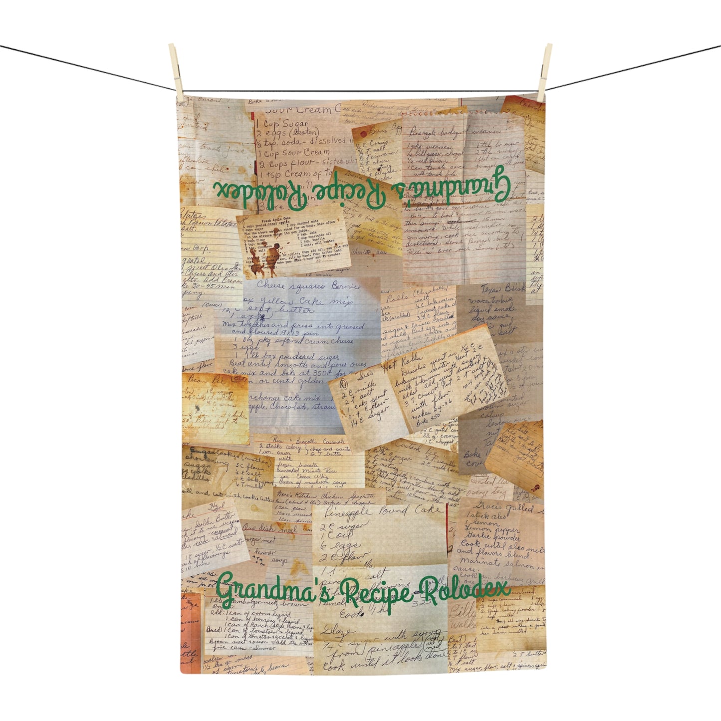 Recipe Card Kitchen Towel